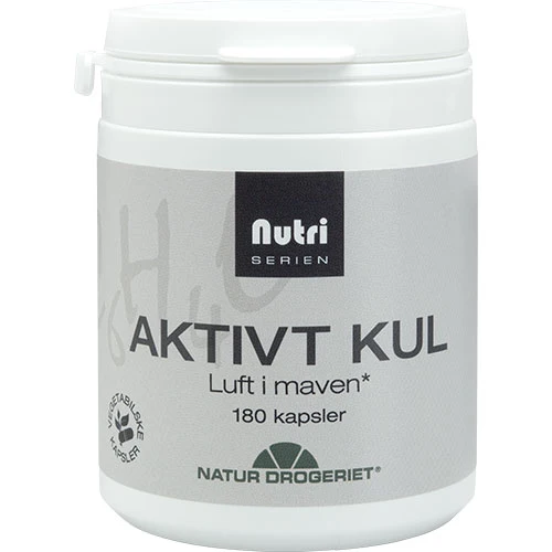 Natur-Drogeriet Aktivt Kol Tabletter | 180 kapslar
