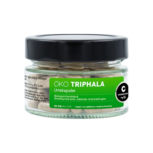 Cosmoveda Triphala Ekologisk | 80 kapslar
