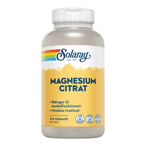 Solaray Magnesium Citrat | 270 kapslar