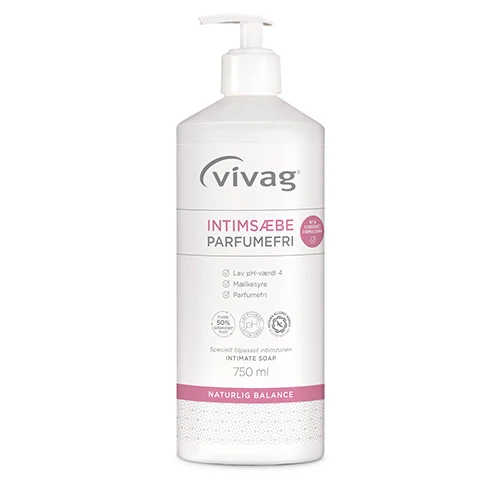 Vivag Intimtvål Parfymfri | 750 ml