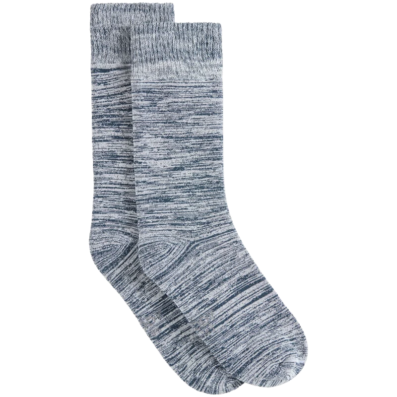 Boody Women´s Chunky Bed Sock | Duvgrå/storm Space Dye