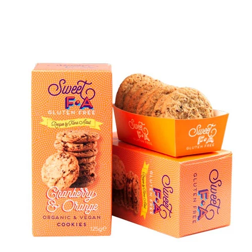 Island bakery Glutenfria Kakor Tranbär & Apelsin Cookies Ekologisk från | 125 g