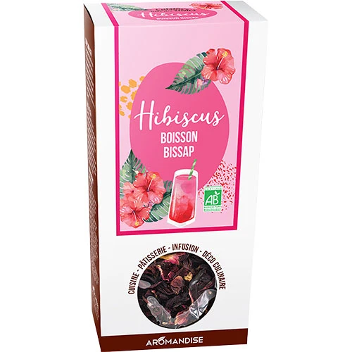 Aromandise Hibiskus Hel Ekologisk | 80 g