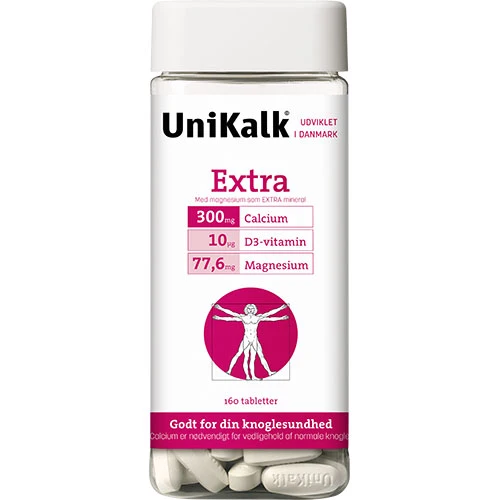 Unikalk Extra | 160 tabletter