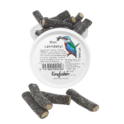 Kingfisher Mini Lakrishyl Vegan | 60 g