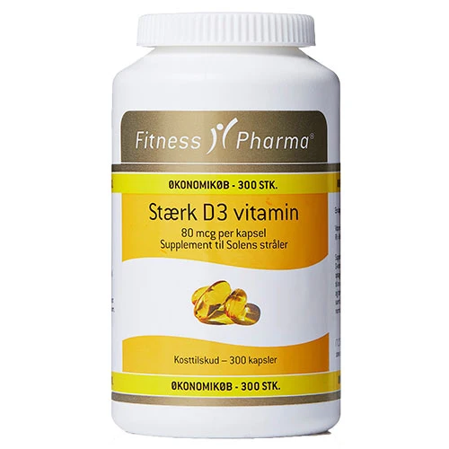 Fitness Pharma Stark Vitamin D3 | 300 kapslar
