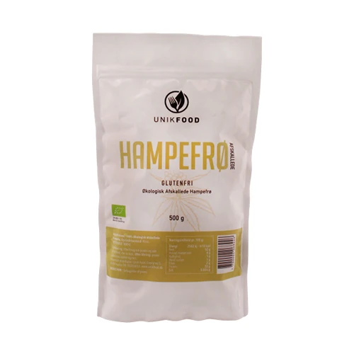 Unikfood Hampfrö Skalade Ekologisk | 500 g