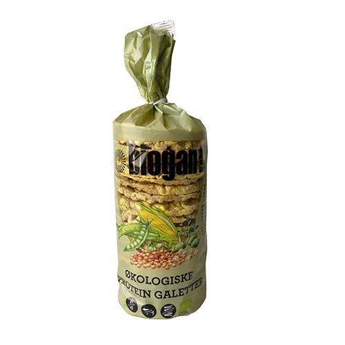 Biogan Glutenfria Proteinwafers med Majs Ekologisk | 100 g