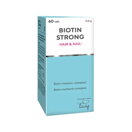 Vitabalans Lady Biotin Strong | 60 tabletter