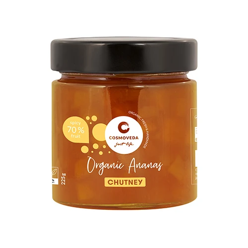 Cosmoveda Ananas Chutney Ekologisk | 225 g