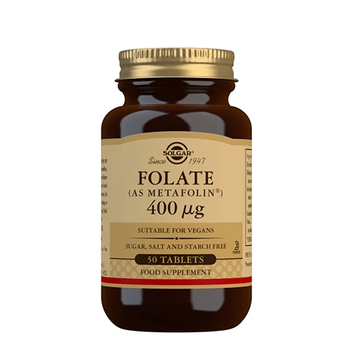 Solgar Folat (Metafolin) | 50 tabletter
