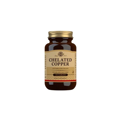 Solgar Chelated Copper | 100 tabletter