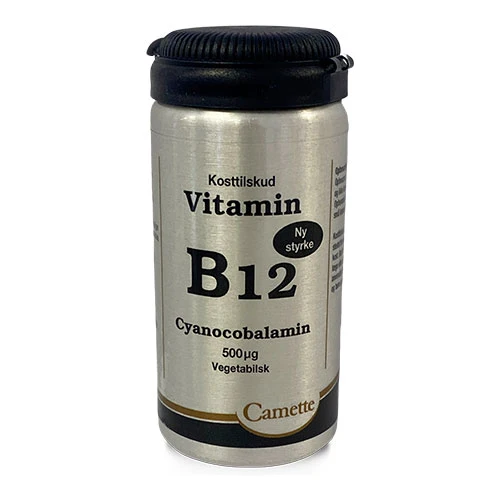 Camette B12 Vitamin 500 Mcg Cyanocobalamin | 90 tabletter