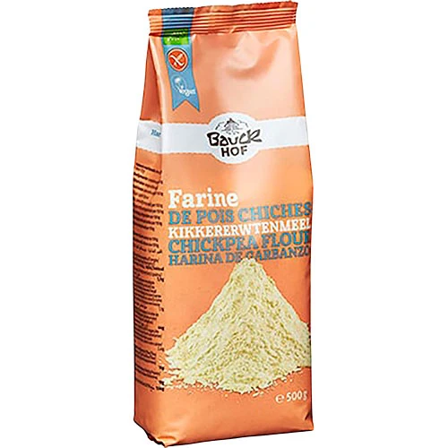 Bauckhof Kikärtmjöl Glutenfri Ekologisk | 500 g