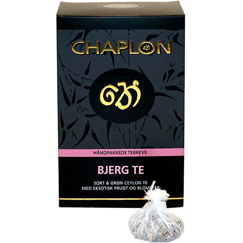 Chaplon Bergsblomma Svart/grönt te Ekologisk | 15 påsar