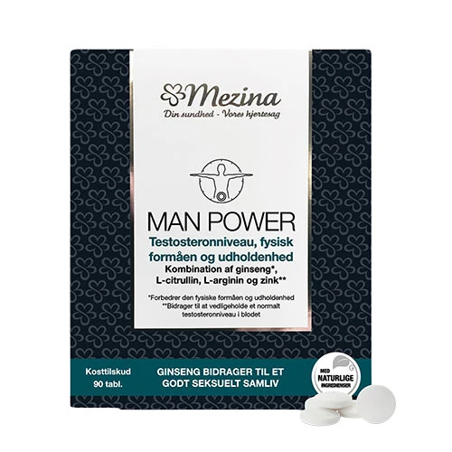 Mezina Man Power - L-arginin | 90 tabletter