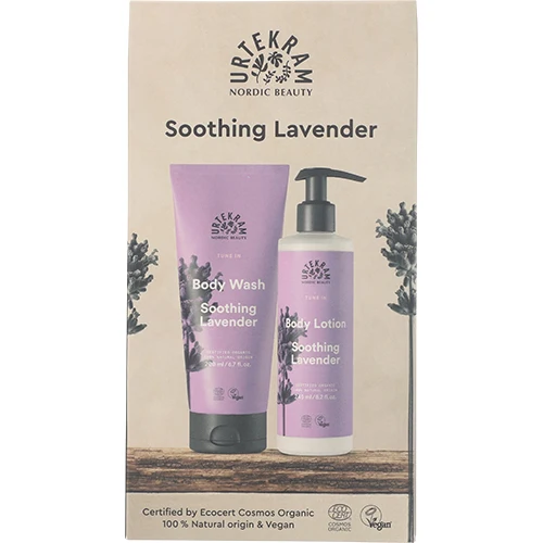 Urtekram Presentask Soothing Lavender Body Lotion & Body Wash