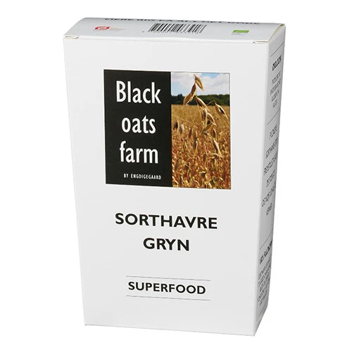 Blackoatsfarm Glutenfri Havregryn Svart, Grovvalsade Ekologisk | 330 g
