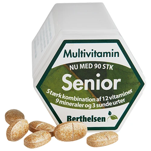 Berthelsen Senior Multivitamin | 90 tabletter
