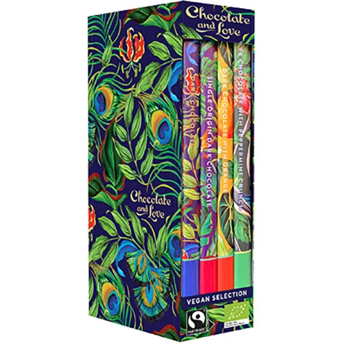 Chocolate and Love Library Box Vegan Choklad Ekologisk från | 320 g