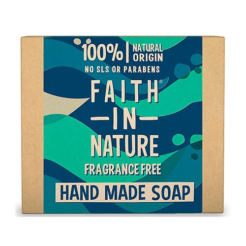 Faith in Nature Fast Tvål Oparfymerad | 100 g