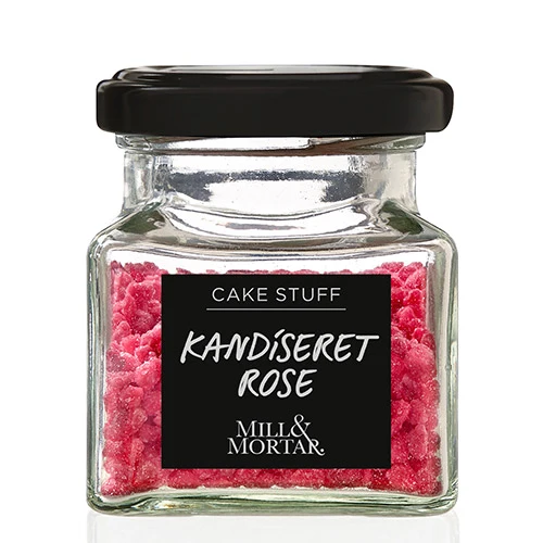 Mill & Mortar Kandiseret Rose - | 40 g