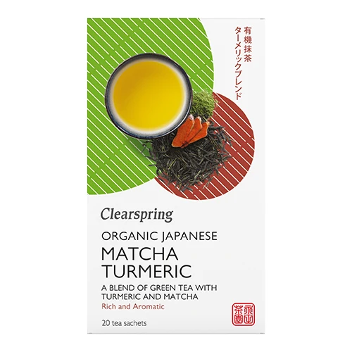 Clearspring Grönt Te Ekologiskt | Matcha och Gurkmeja