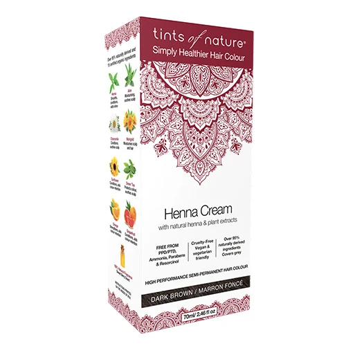 Tints of Nature Henna Hårfärg Kräm | Dark Brown
