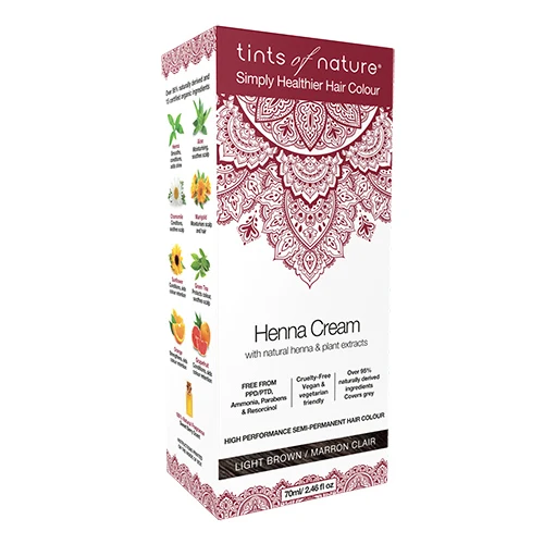 Tints of Nature Henna Hårfärg Kräm | Light Brown