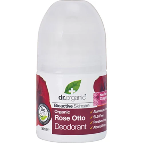 Dr. Organic Roll-On Deodorant Rose Otto | 50 ml