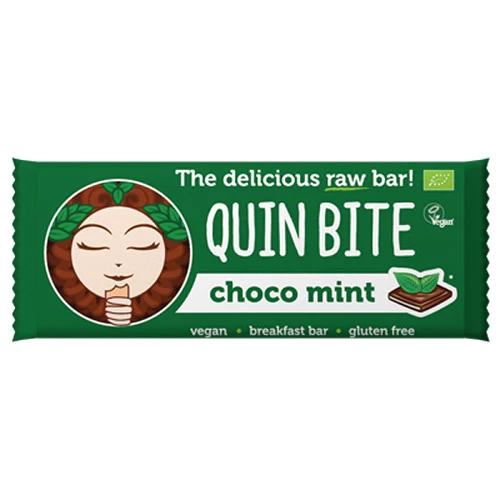 Quin Bite Bar Glutenfri Ekologisk | Choco Mint