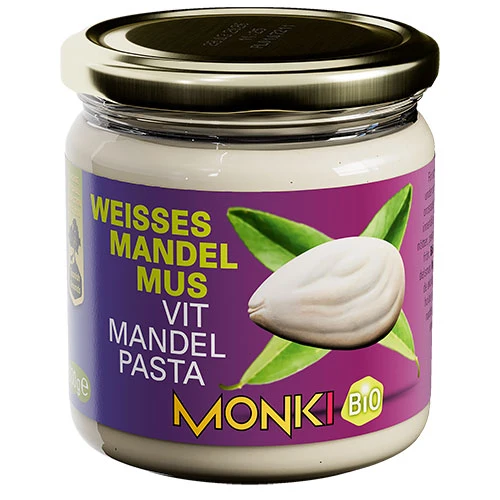 Monki Mandelsmör Vit Ekologisk | 330 g
