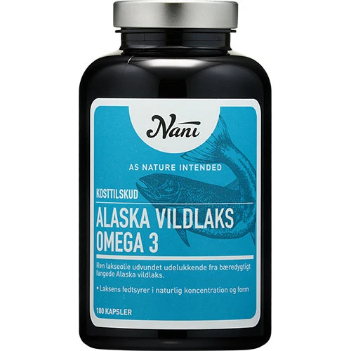 Nani Omega 3 Alaska Vildlax | 180 kapslar