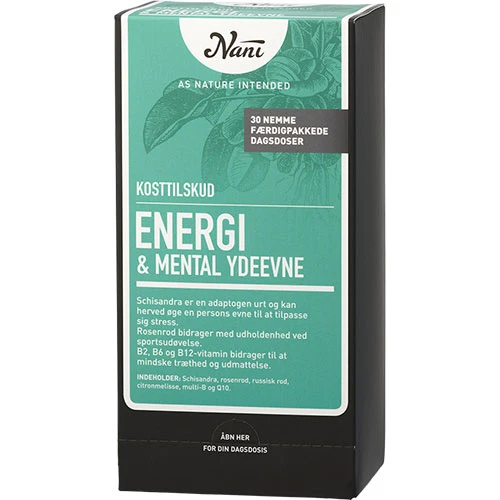 Nani Energi/Mental Performance | 30 påsar