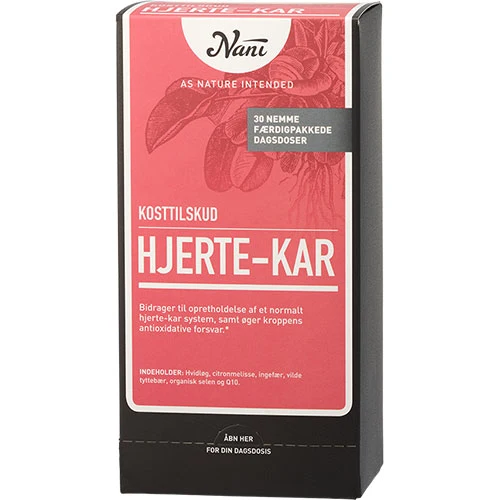 Nani Hjerte Kar | 30 påsar