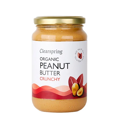 Clearspring Peanøttsmør Crunchy Ekologiskt | 350 g