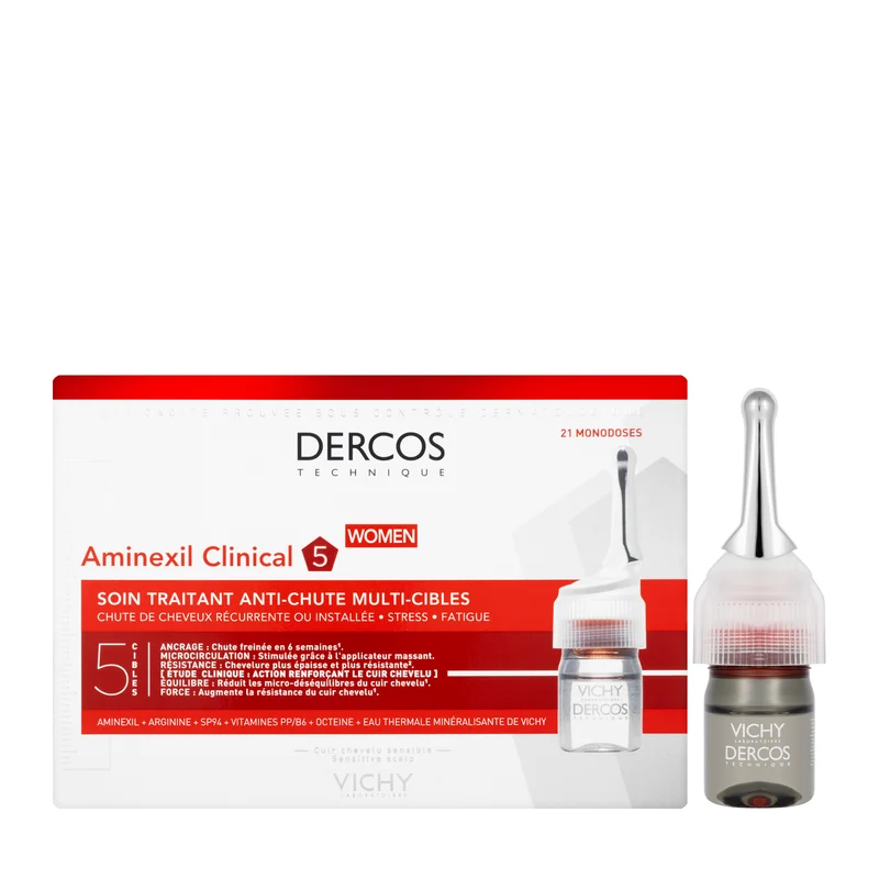 Vichy Dercos Ampoule Woman 21 Pieces