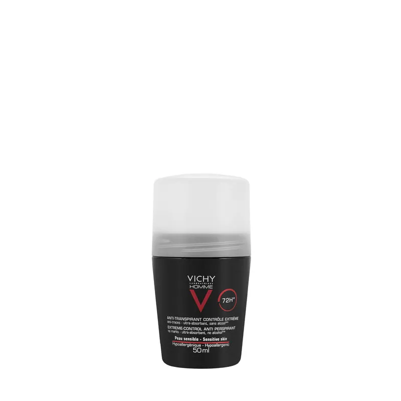 Vichy Deodorant Roll On Men 72 Hours 50 ml [Black]