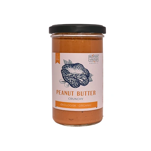 Rømer Jordnötssmör Crunchy Vegan Ekologisk | 260 g