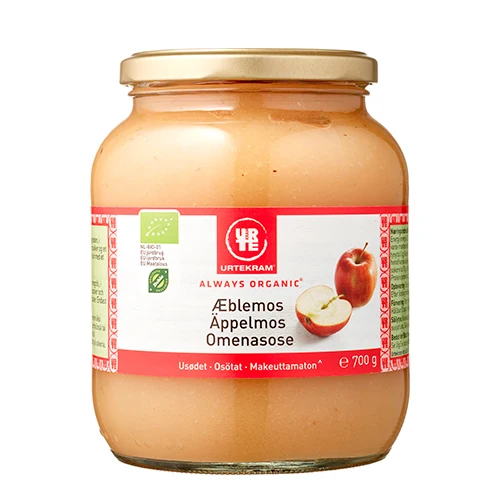 Urtekram Osötat Äppelmos Ekologisk | 700 g