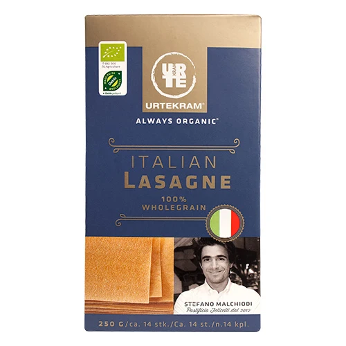 Urtekram Fullkorns Lasagne Ekologisk | 250 g