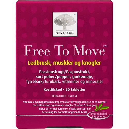 New Nordic Free To Move | 60 tabletter