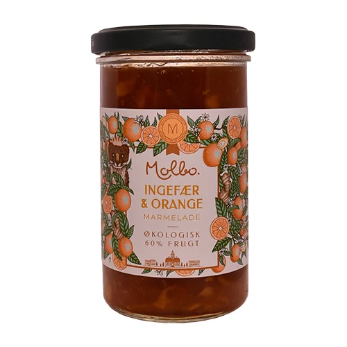 Rømer Ingefär & Apelsinmarmelad Molbo Ekologisk | 290 g