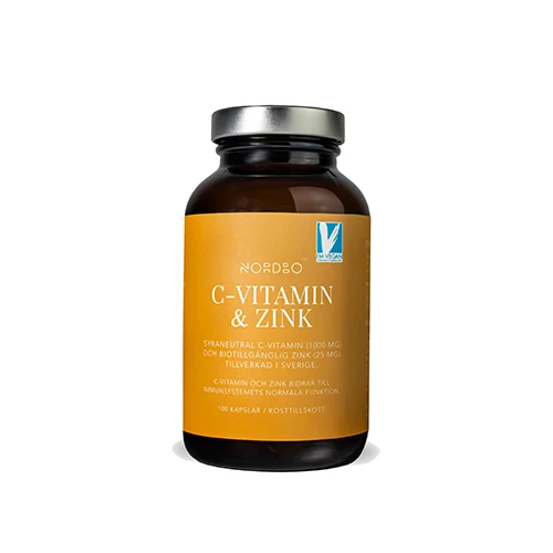 NORDBO Cvitamin & Zink | 100 kapslar