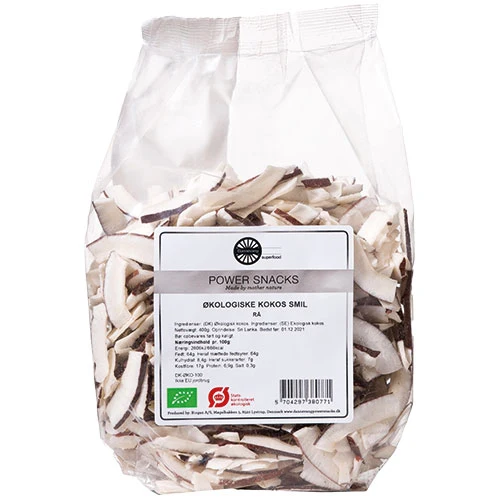 Biogan Kokos Smil Rå Ekologisk | 400 g