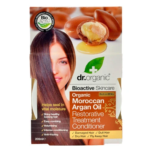 Dr. Organic Argain Oil Hårbehandling Balsam | 200 ml