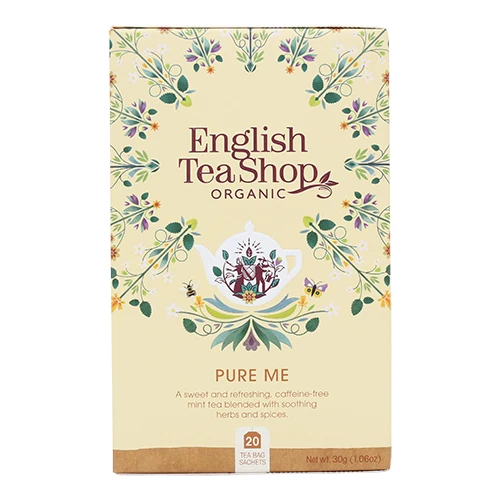 English Tea Shop Koffeinfri Te Pure Me Ekologisk | 20 påsar