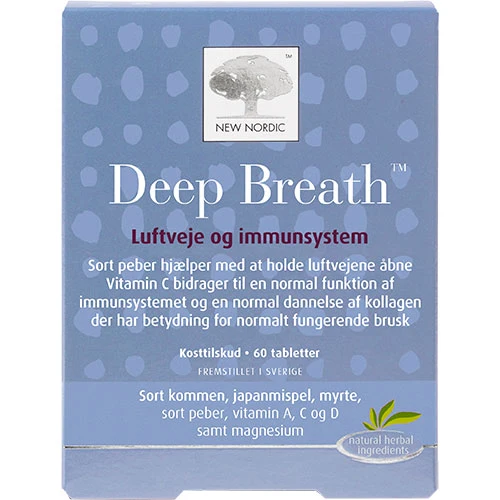 New Nordic Deep Breath | 60 tabletter
