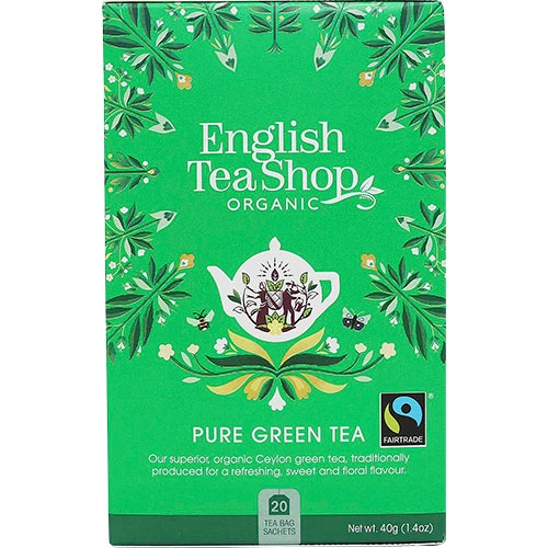 English Tea Shop Ren Grön Te Ekologisk | 20 påsar