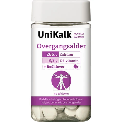 Unikalk Overgangsalder | 90 tabletter